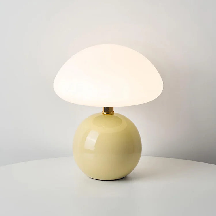 Floroux - Élégante lampe champignon française pour un éclat cosy et artistique