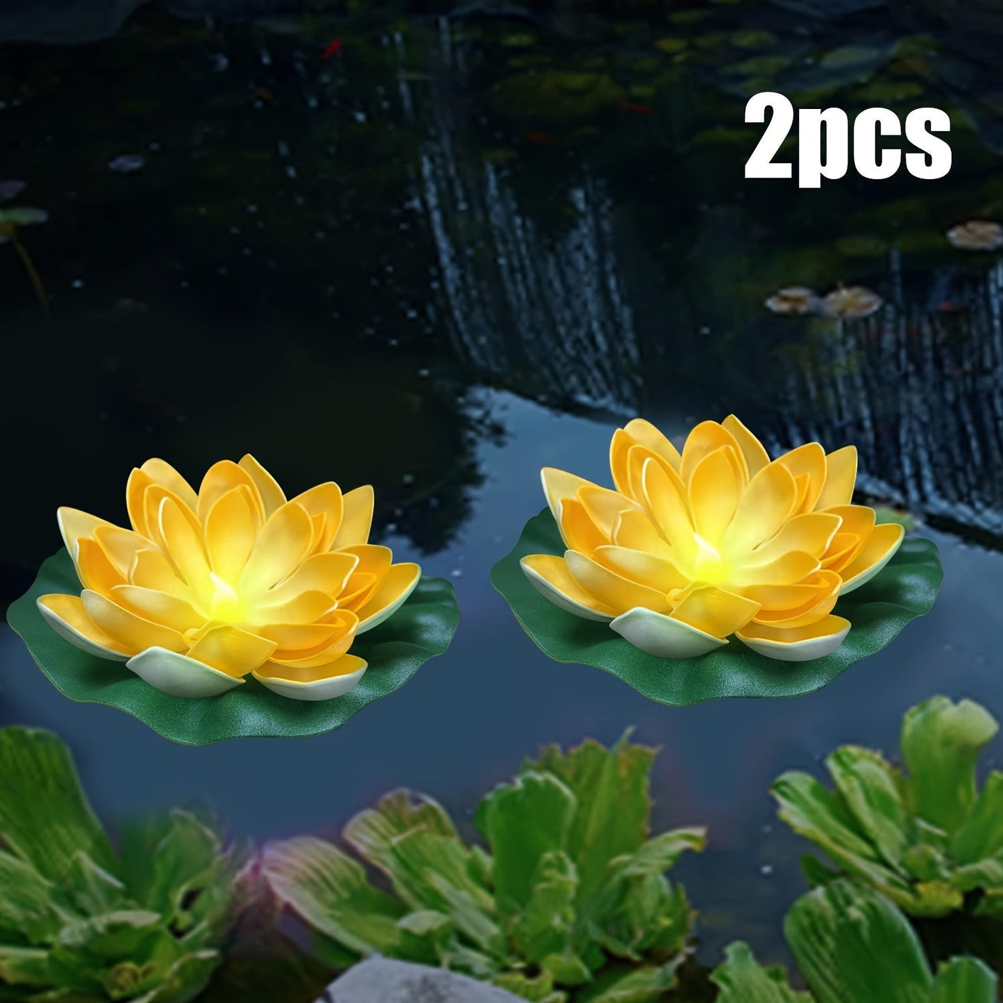 SolarLily – Lanternes solaires LED Lotus élégantes