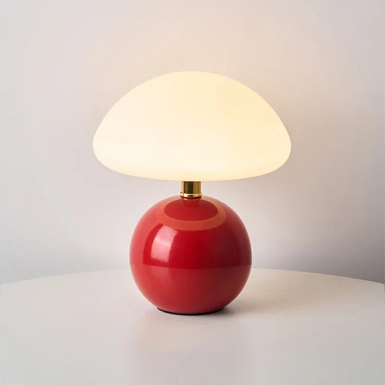 Floroux - Élégante lampe champignon française pour un éclat cosy et artistique