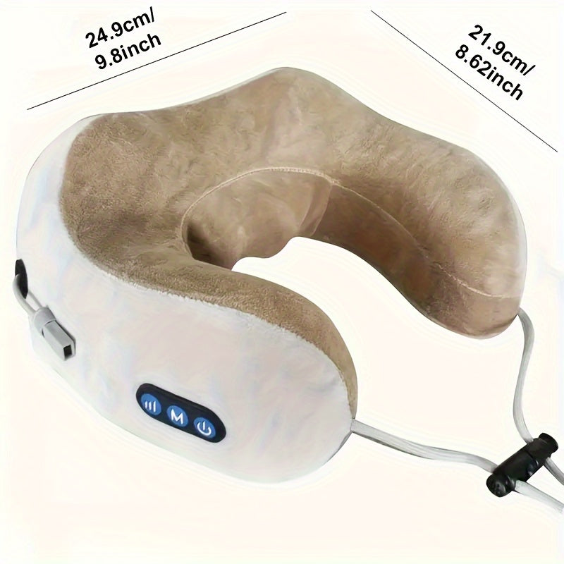 Coussin en forme de Floroux - Massager de cou multifonctionnel pour la maison, Coussin portable pour le soutien du cou