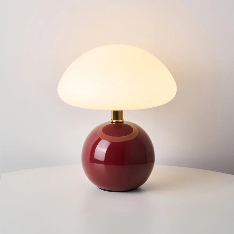 Floroux - Élégante lampe champignon française pour un éclat cosy et artistique