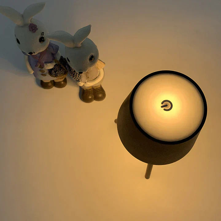 Floroux - Lampe de table LED fine et portable pour un éclairage d'ambiance à la maison