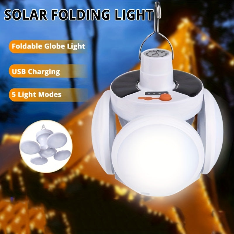 SolarFold Lampe - Lampe de camping LED rechargeable portable