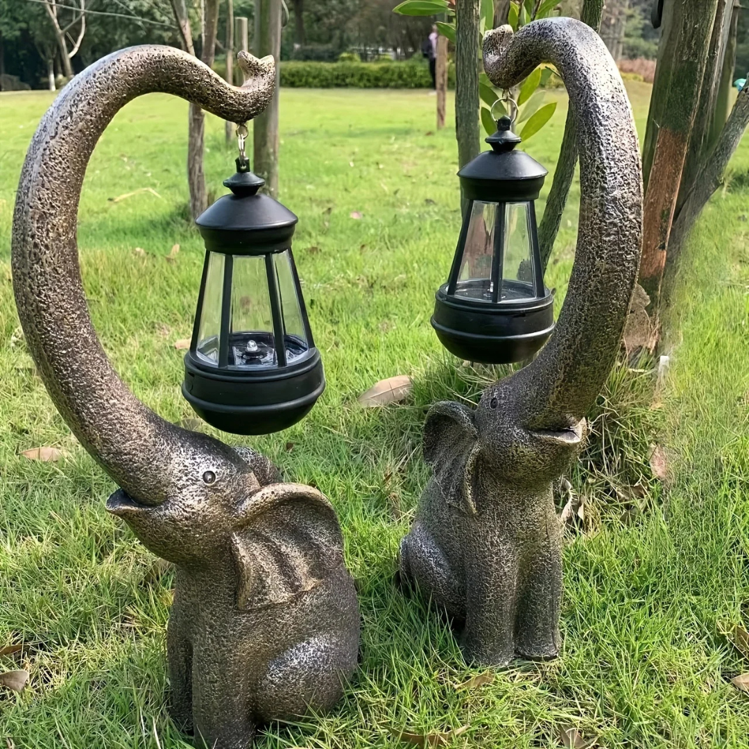 MagicElephant - Éclairage Solaire Enchanteur pour Jardin et Maison
