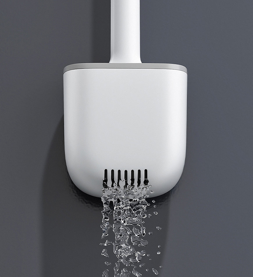SiliClean – Brosse de toilette murale antibactérienne en silicone