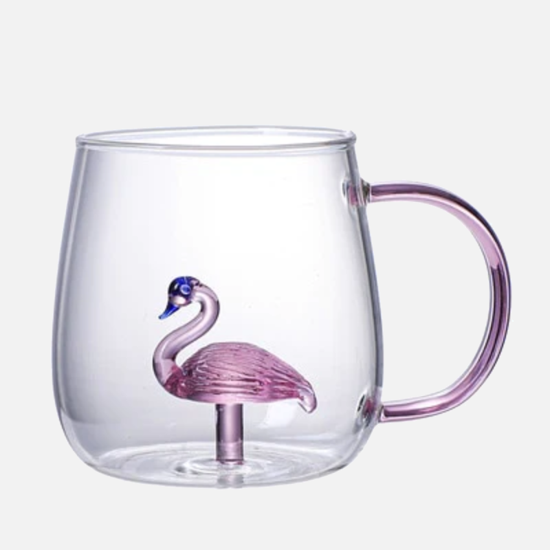 Farmland gobelet en verre 3D avec motif animal