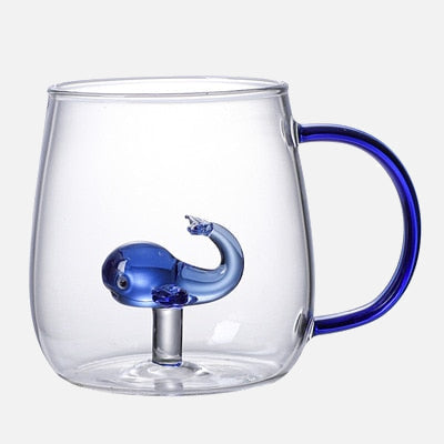 Farmland gobelet en verre 3D avec motif animal