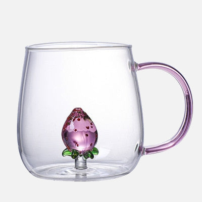 Farmland gobelet en verre 3D avec motif animal