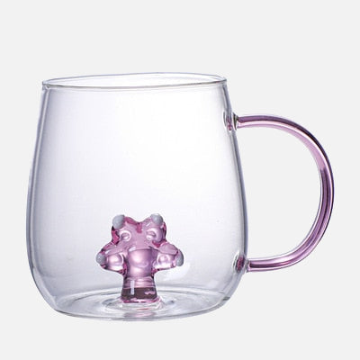 Farmland gobelet en verre 3D avec motif animal