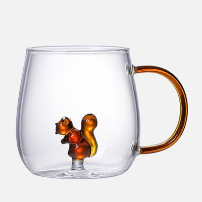 Farmland gobelet en verre 3D avec motif animal