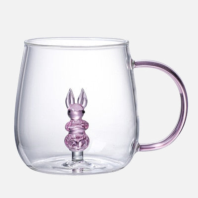 Farmland gobelet en verre 3D avec motif animal