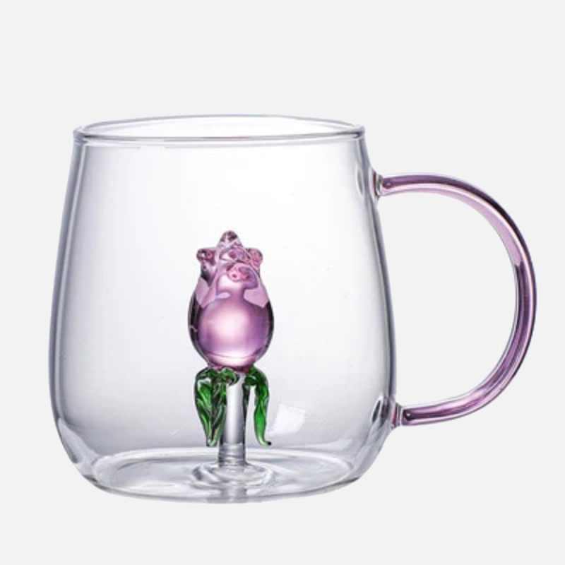 Farmland gobelet en verre 3D avec motif animal