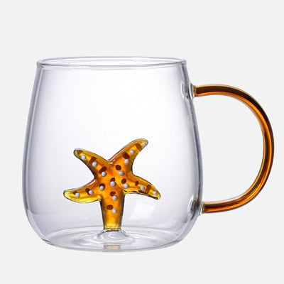 Farmland gobelet en verre 3D avec motif animal
