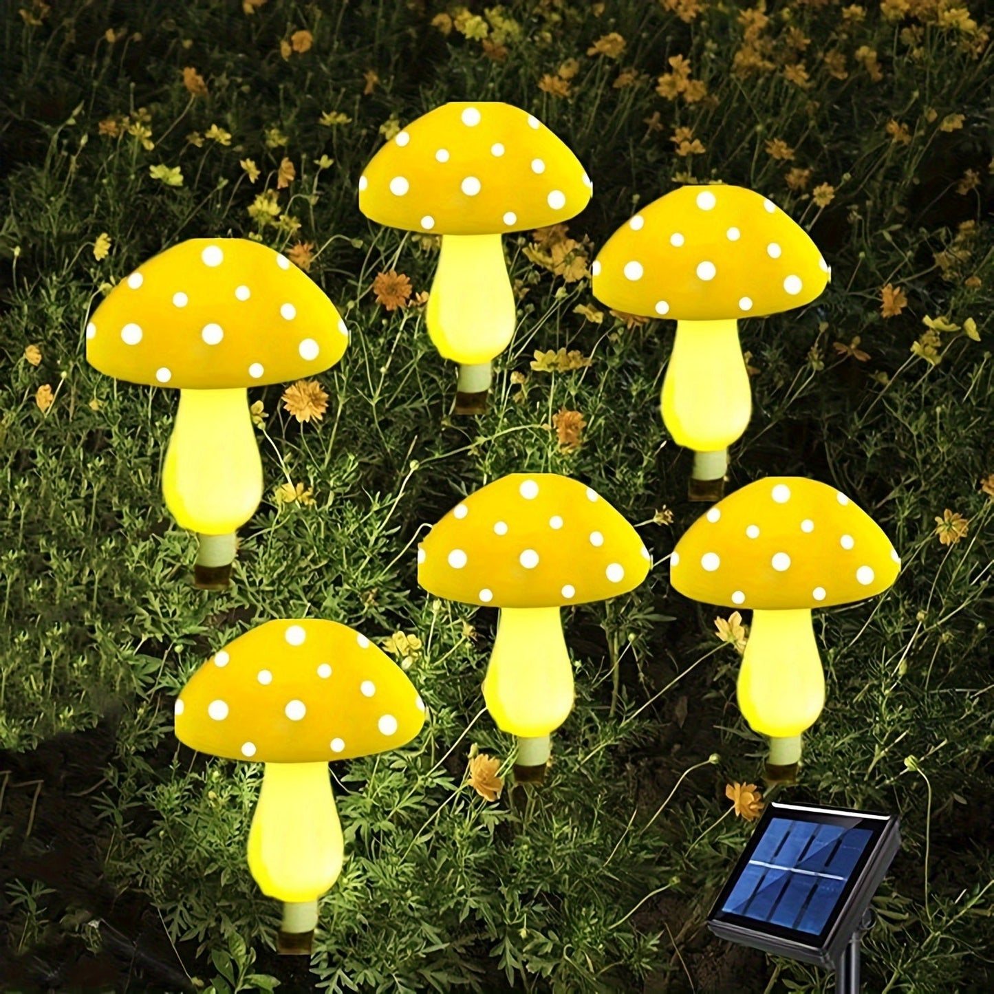SolarGlow Lampe - Éclairage de jardin économique avec 8 modes