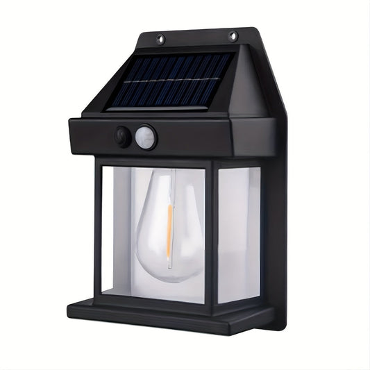 SolarGlow Applique Murale - Énergie Solaire Détecteur de Mouvement LED