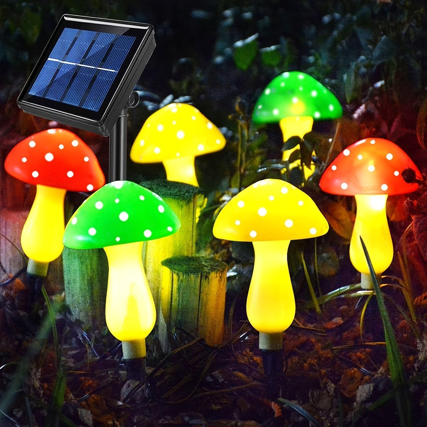 SolarGlow Lampe - Éclairage de jardin économique avec 8 modes