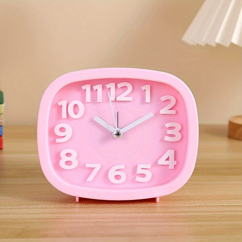 TimeSquare Horloge - Horloge de Réveil Carré 3D Élégant