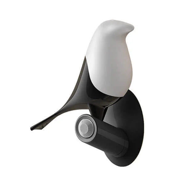 Floroux - Lampe de table à capteur de mouvement intelligent avec design en bois naturel