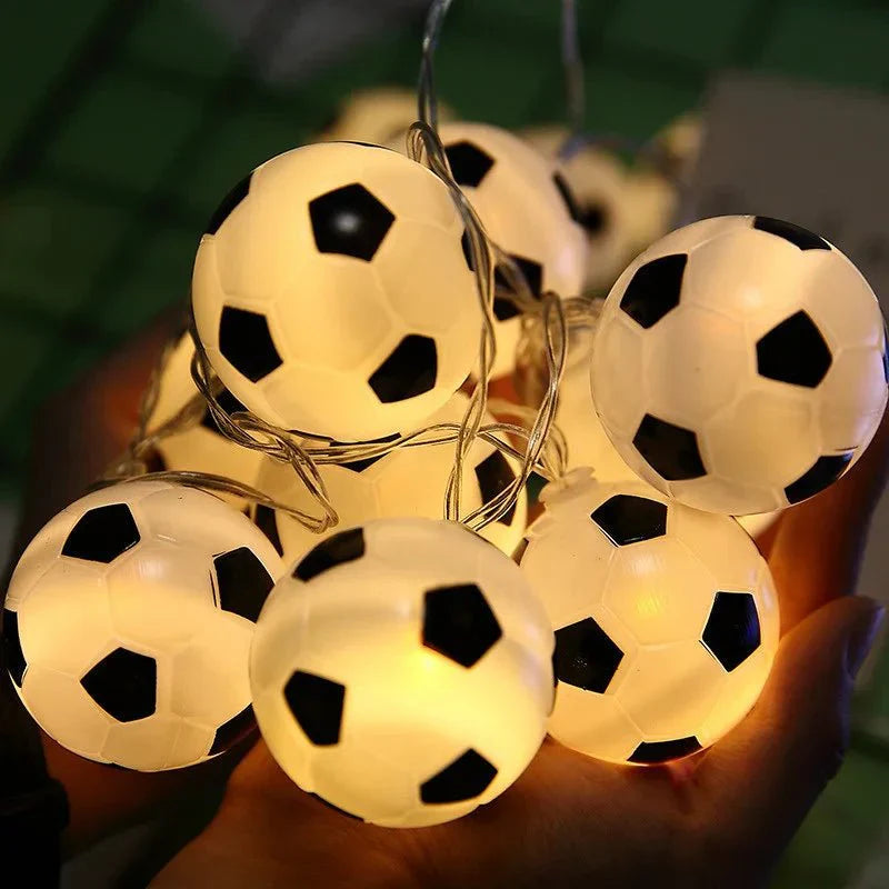 Guirlande lumineuse de nuit LED avec design de football