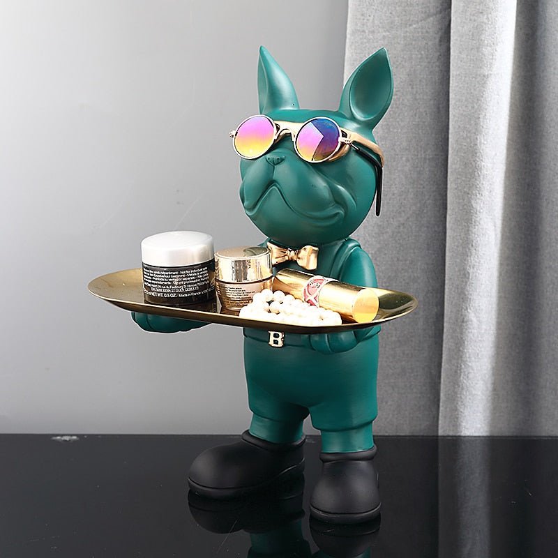 FrenchPaw™ French Bulldog Statue | Modern Decorative Figure for Home & Office | Stylish Animal Statue