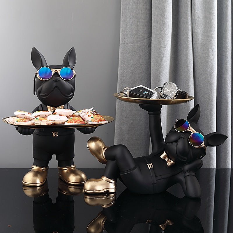 FrenchPaw™ French Bulldog Statue | Modern Decorative Figure for Home & Office | Stylish Animal Statue