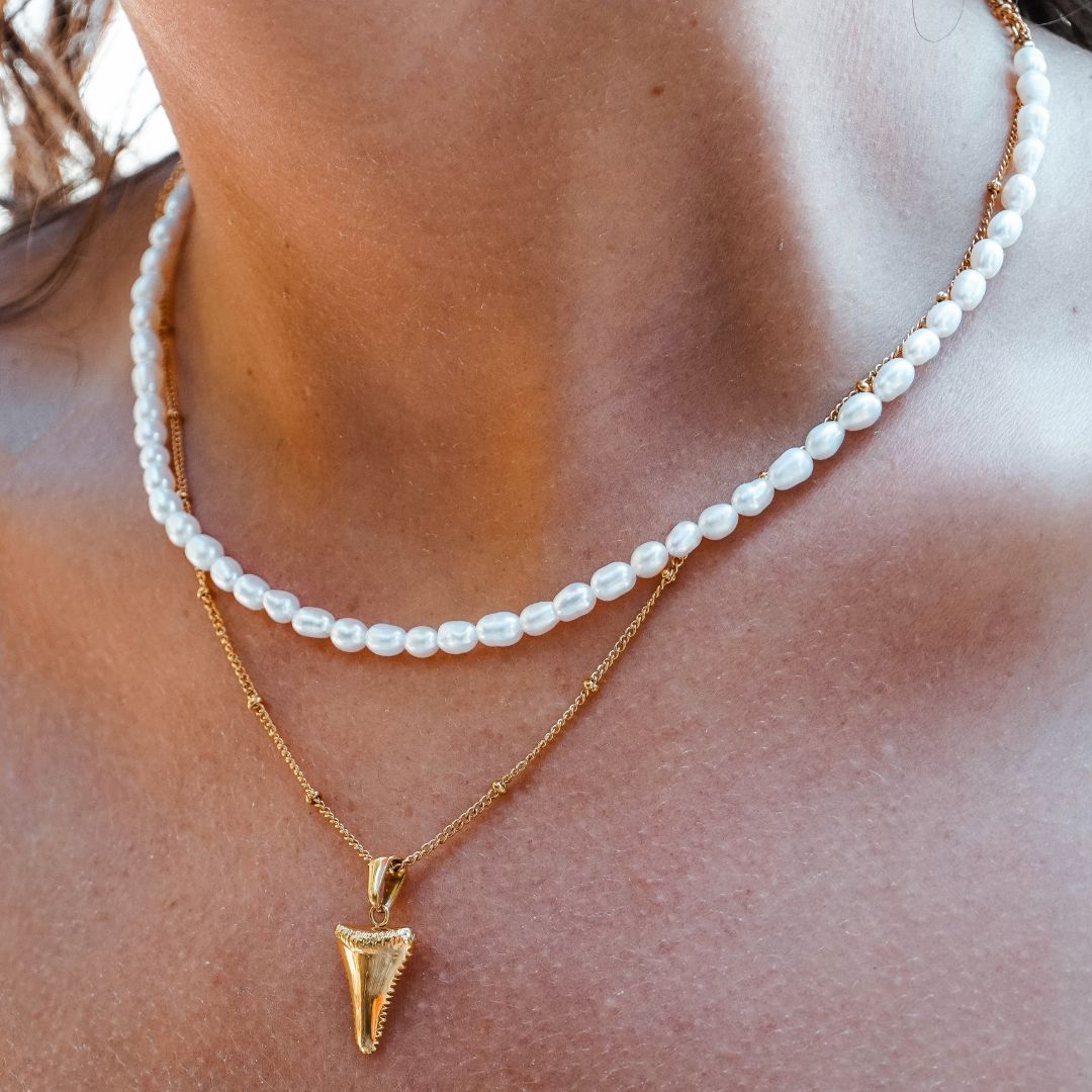 Amélie Choker en perles d'eau douce