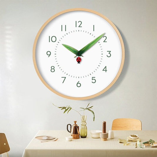 Horloge Perch KloK intemporel - Montre naturel chic avec oiseau et fleurs