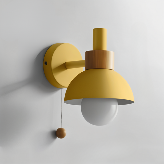 Applique murale Floroux – Design scandinave avec interrupteur à tirage