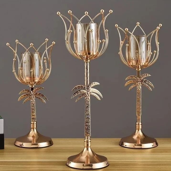 Bougeoir en fer forgé