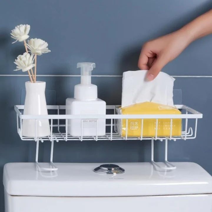 Organisateur de salle de bain Rangement au-dessus des toilettes