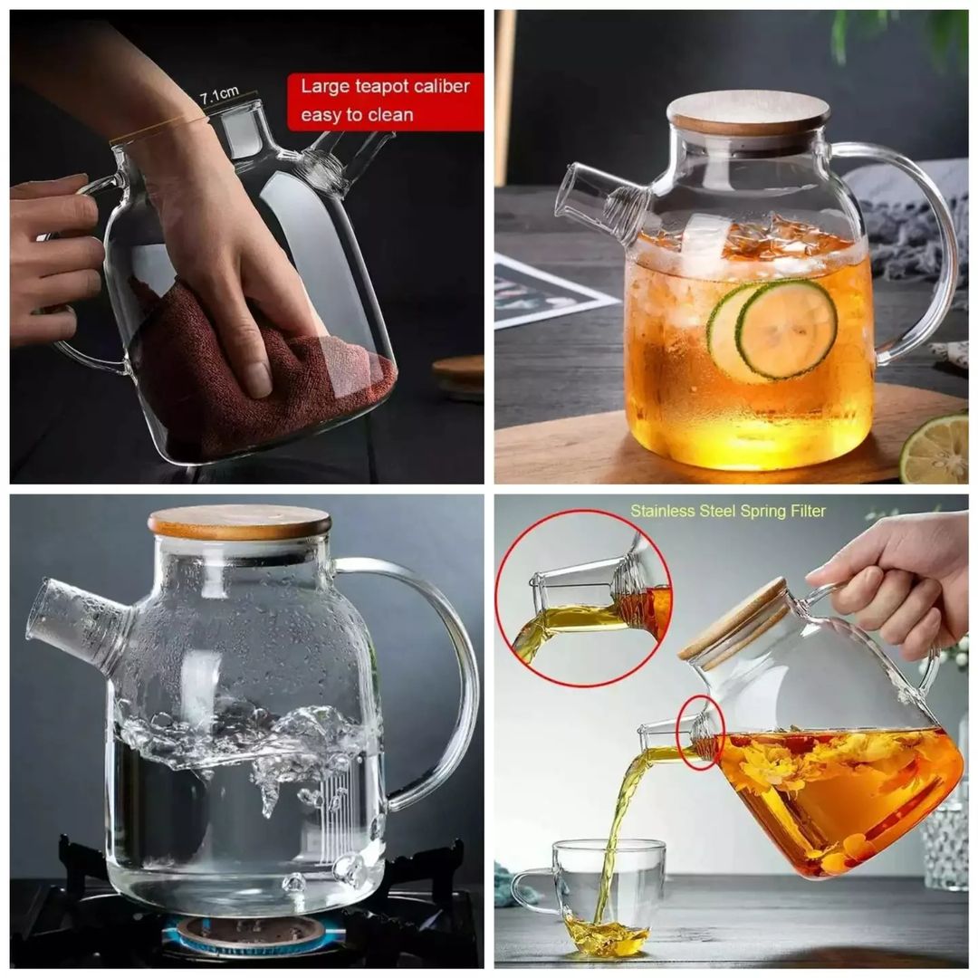 1.2L Pot en verre