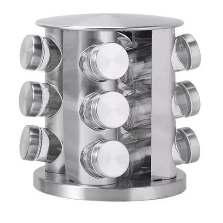 12pc Pot à épices et support
