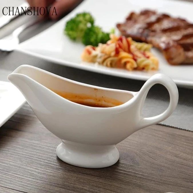 Bateau à sauce/de soupe en porcelaine