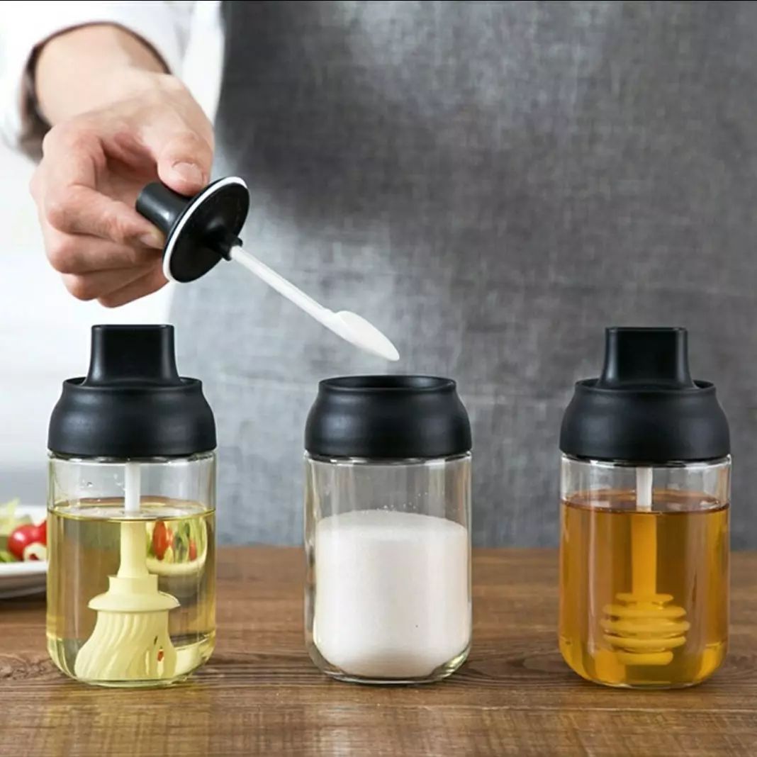 Bocal à épices en verre