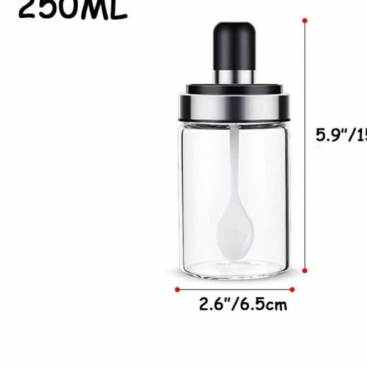 Bocal à épices en verre