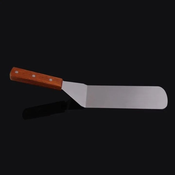 Cuillère à gâteau rectangulaire en bois