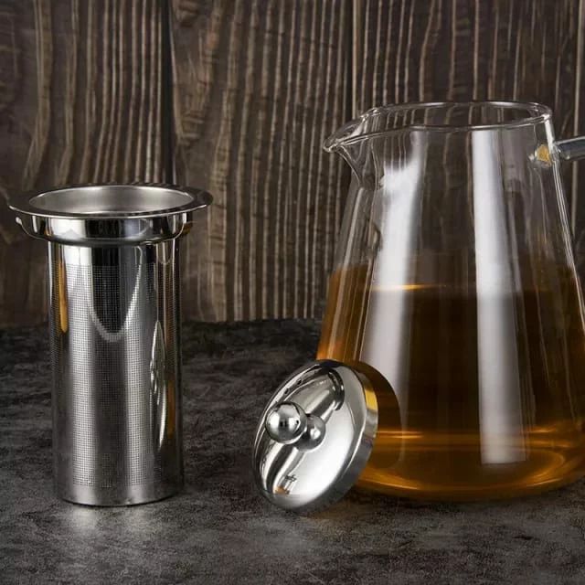 Théière en borosilicate avec infuseur