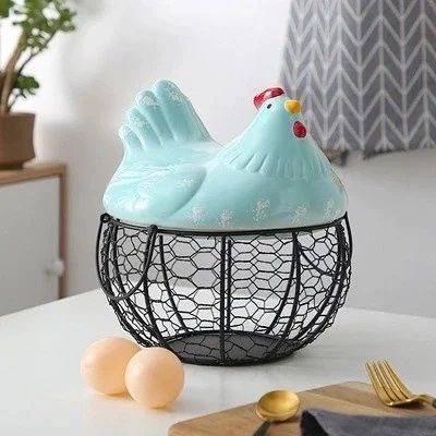 Panier à œufs avec couvercle