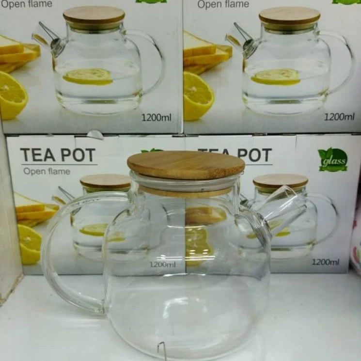 Théière en borosilicate résistant à la chaleur
