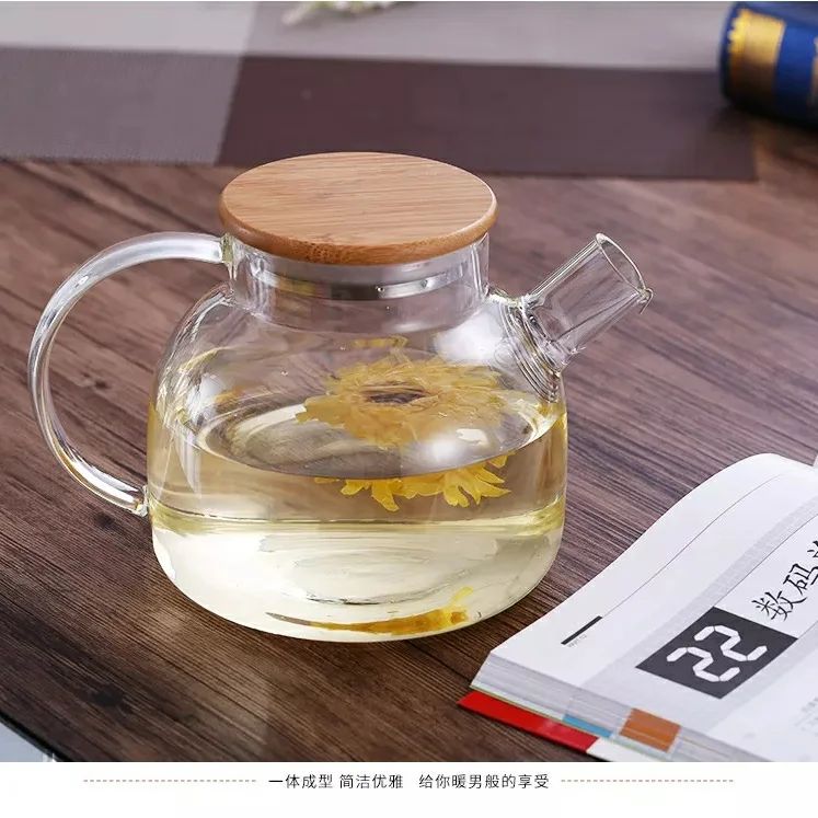 Théière en borosilicate résistant à la chaleur