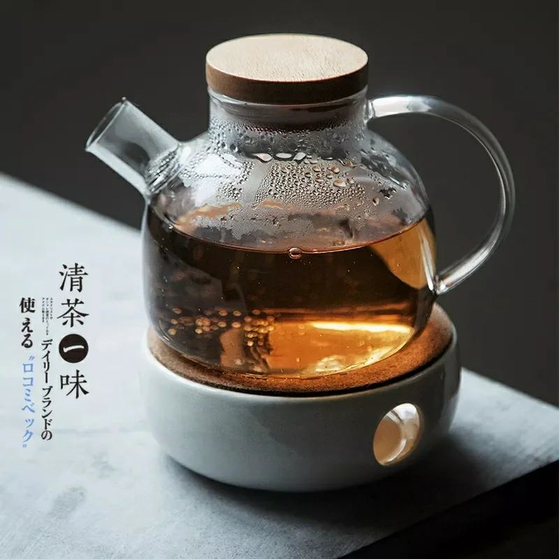Théière en borosilicate résistant à la chaleur
