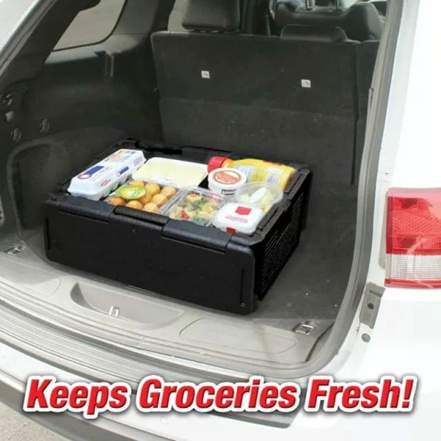 Boîte de refroidissement de voiture isolée pliable