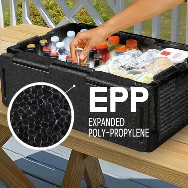 Boîte de refroidissement de voiture isolée pliable