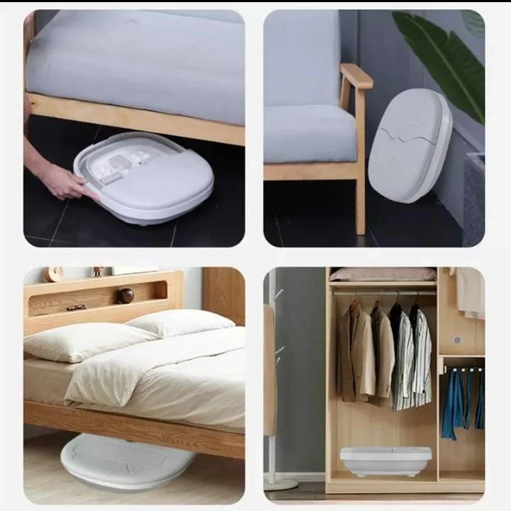 Baignoire de Massage Pliable Électrique pour Pieds