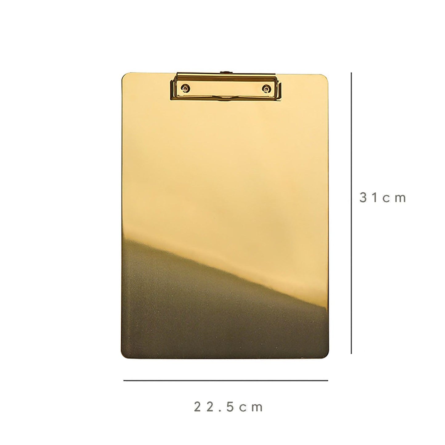 Floroux Clipboard doré stylé