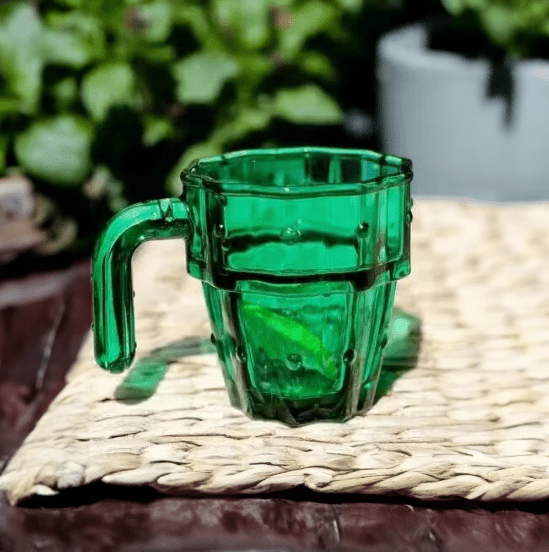 Cactus vert Tasse à café transparente et empilable