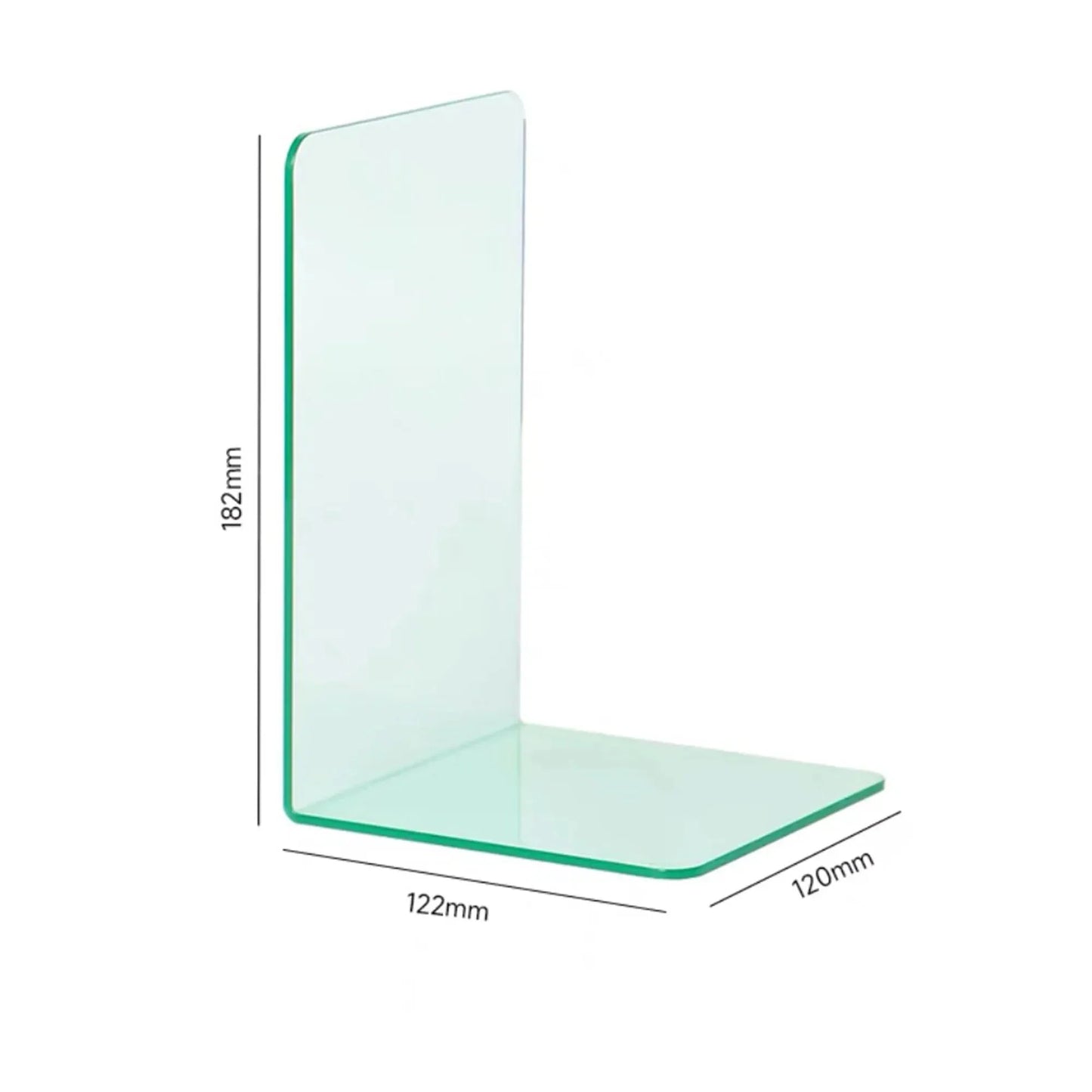 Support livres robustes en acrylique.