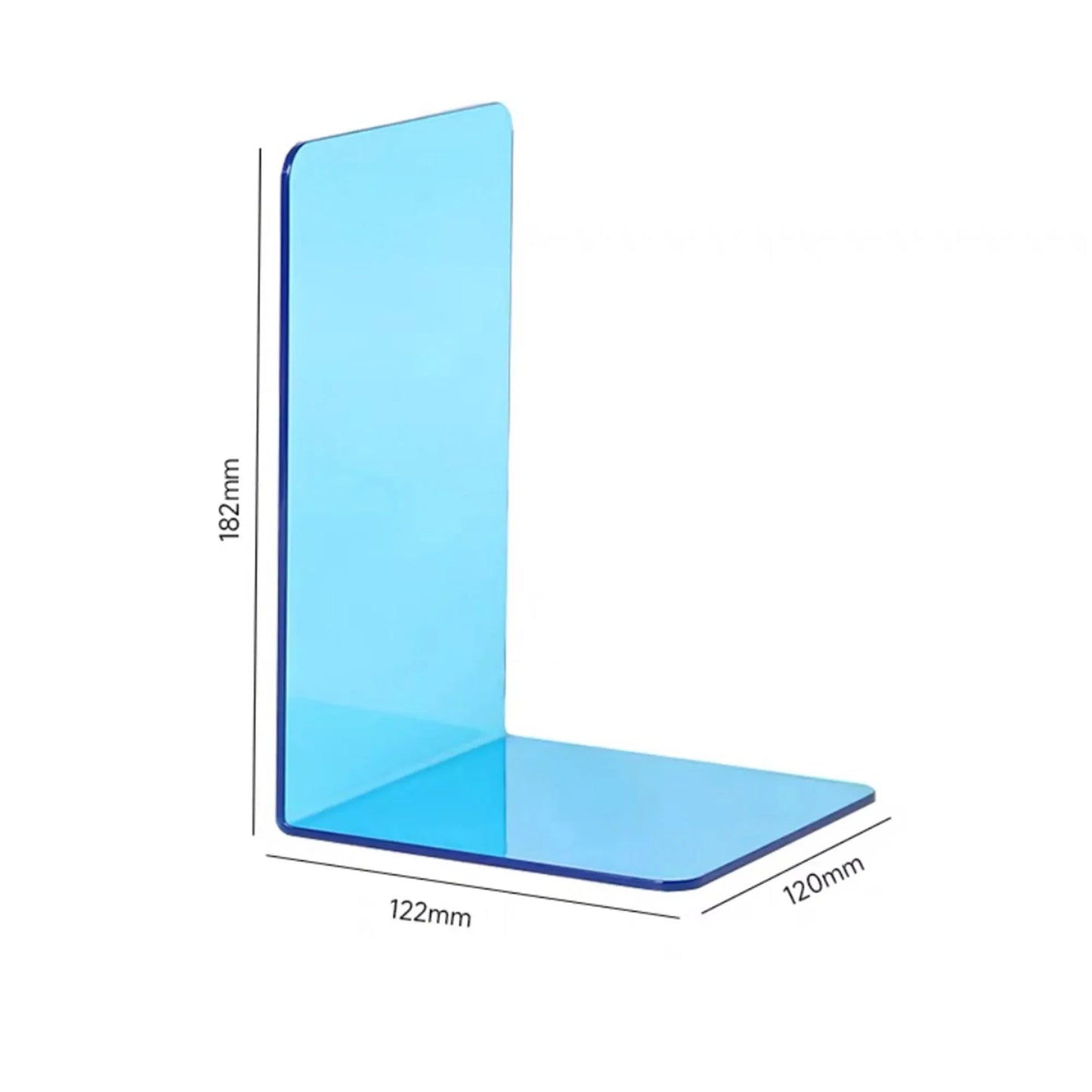 Support livres robustes en acrylique.