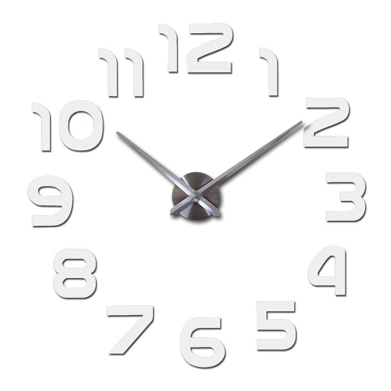 Horloge murale 3D en acrylique Floroux