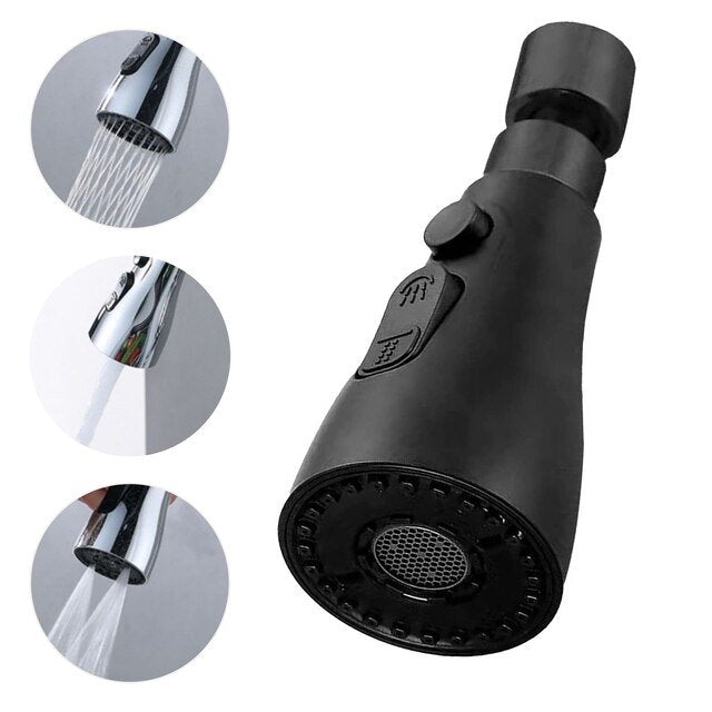 Tête de pulvérisation de robinet Aquaflow - rotatif à 360° et économiseur d'eau pour un arrosage efficace